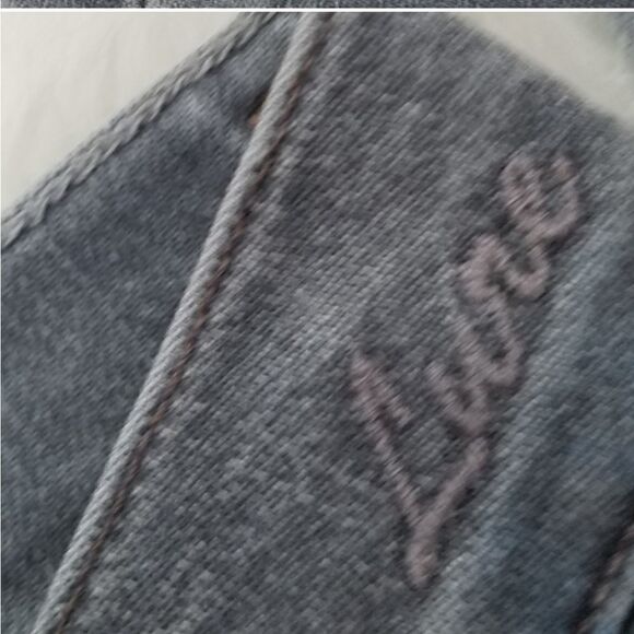 Goldsign Lure Gray Distressed Skinny Jeans - Picture 6 of 16